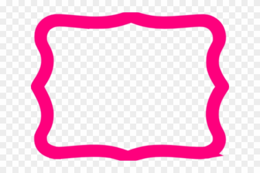 Vector Frame Clipart Fuschia Pink - Hot Pink Frame Clipart #1655482