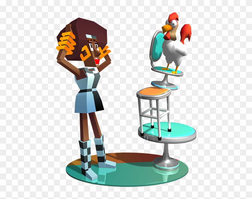 Blocky Bronco Messages Sticker-9 - Cartoon #1655605