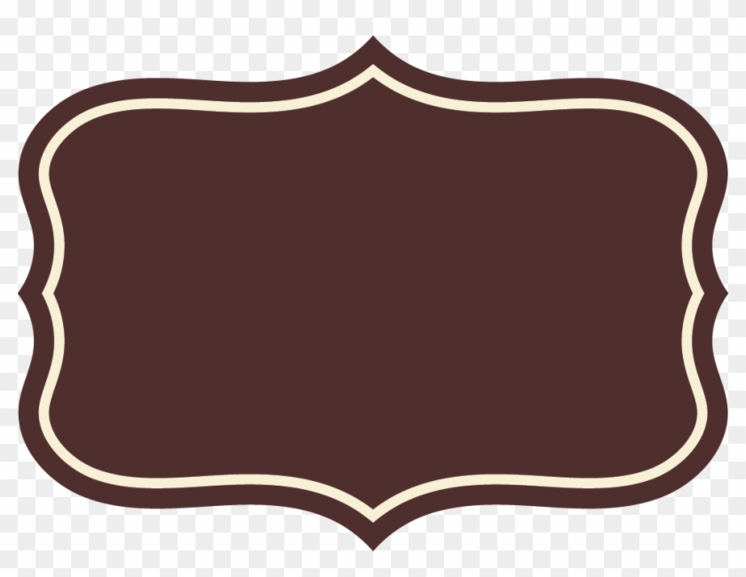 Brown Tray One Top Everyside Badge With White Border - Brown Tray One Top Everyside Badge With White Border #1655614