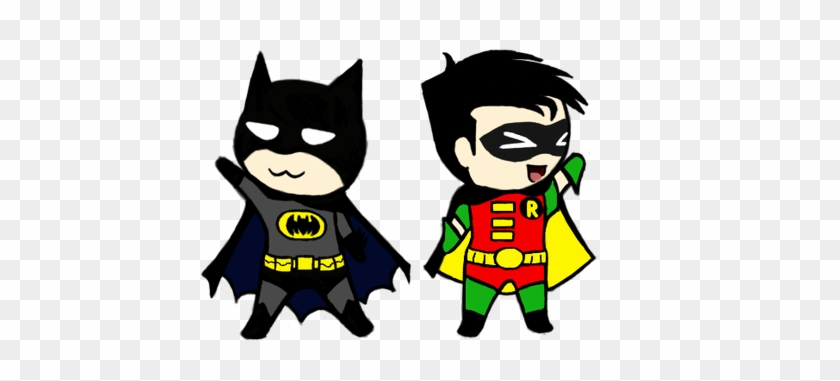 Batman Robin Clipart - Batman And Robin Chibi #1655690