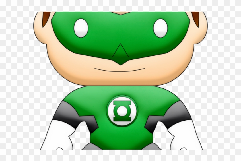 The Green Lantern Clipart Justice League - Molde Lanterna Verde Em Eva #1655695