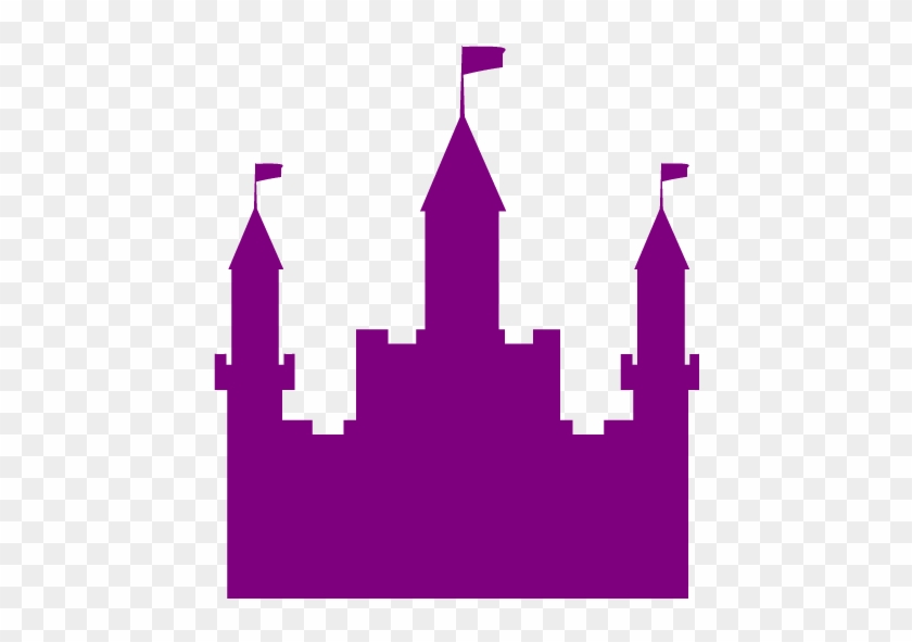 Castle Clipart Purple - Castle Silhouette #1655723