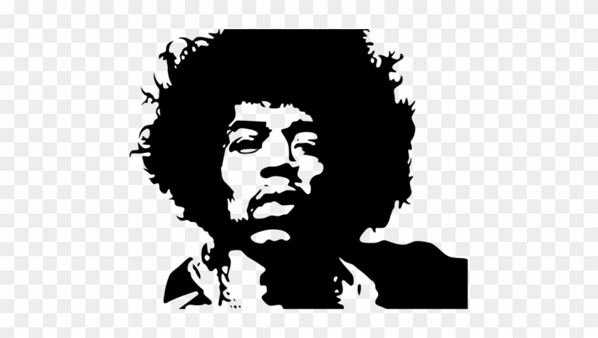 jimi hendrix silhouette