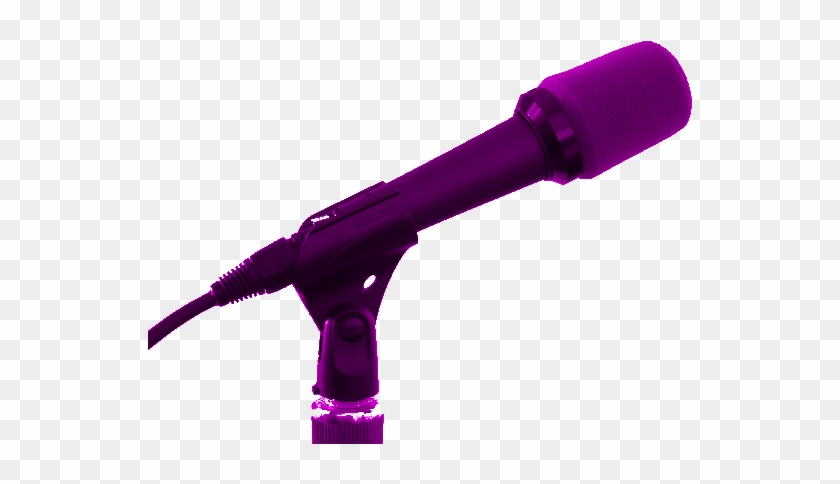 Pink Microphone And Stand Png #1655898