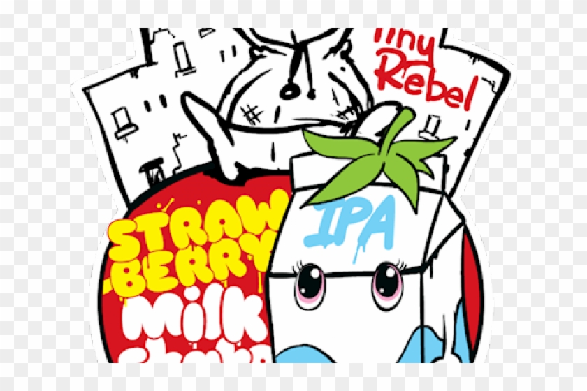 Malt Clipart Strawberry Milkshake - Tiny Rebel Dirty Stop Out #1655924