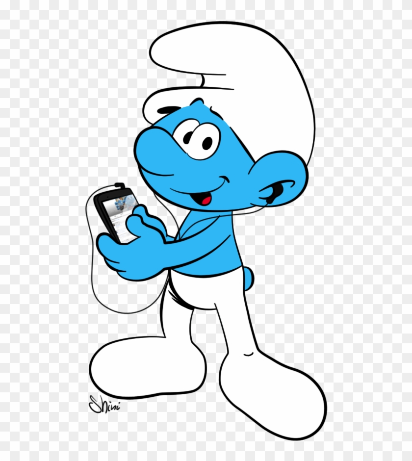 Social Smurf By Shini-smurf - Smurf Transparent #254351