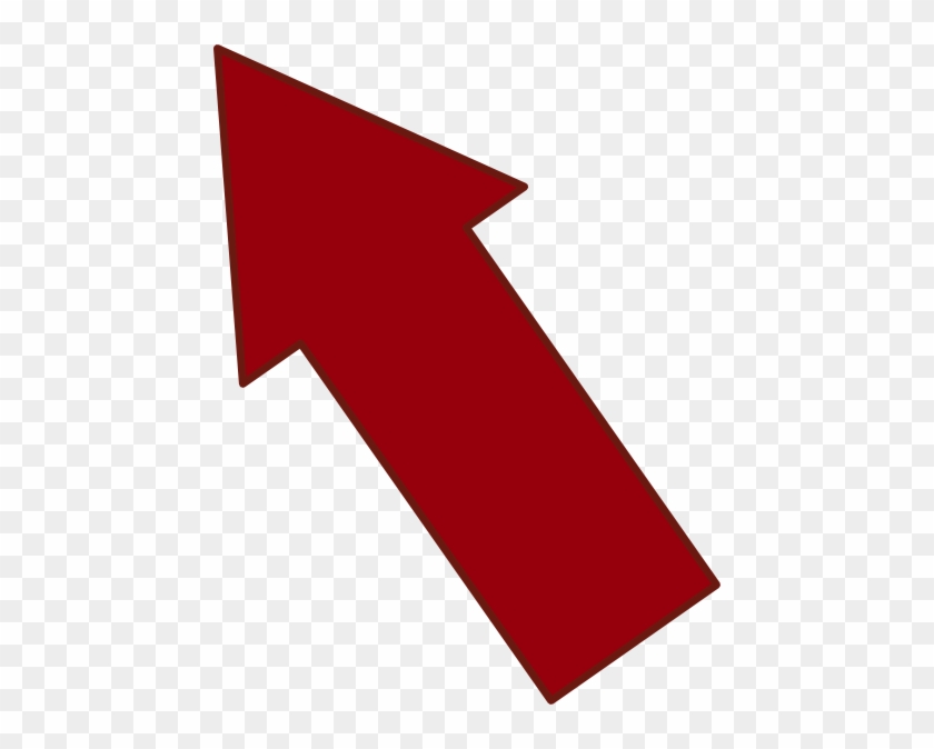 Red Arrow Pointing Upleft Clip Art At Clipart Library - Arrow Pointing ...