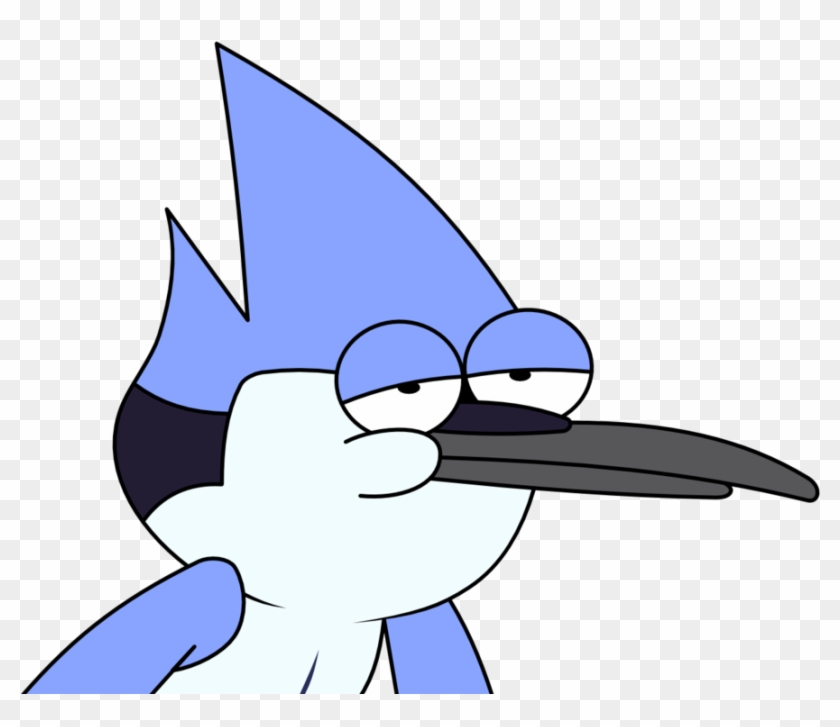 Regular Show Mordecai Face - Mordecai Regular Show Face #254365