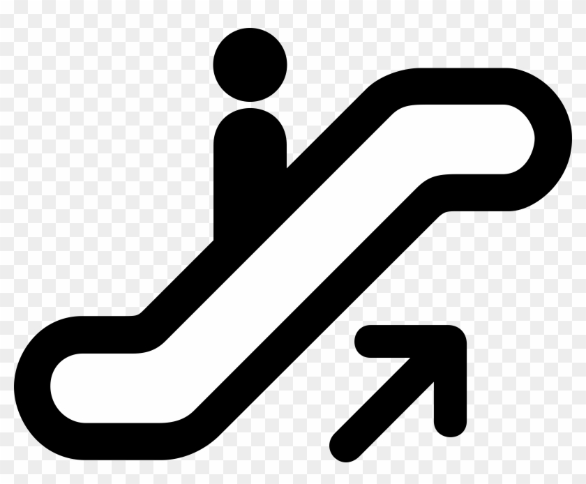 Onlinelabels Clip Art - Escalator Icon #254394