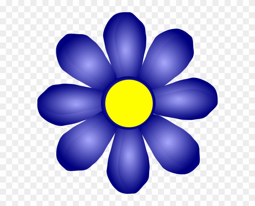 Blue Flower Clip Art - Small Flowers Clip Art #254468