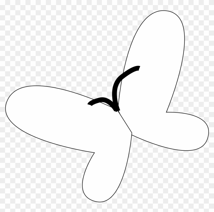 Butterfly - Net - Illustration - White Butterfly Vector Png #254473