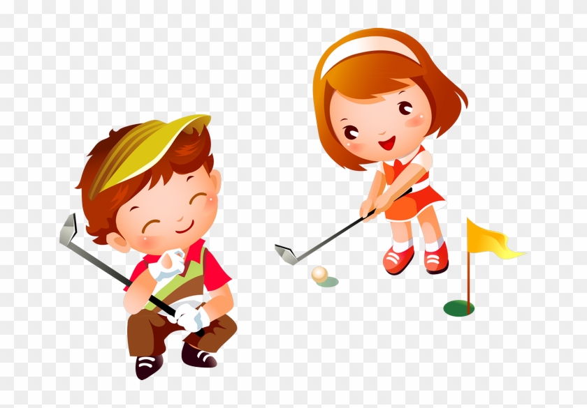 Golf Girl Stock Photography Clip Art - Golf Girl Stock Photography Clip Art #254602