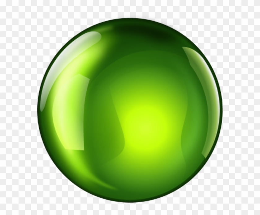 Sphere Clipart - Green 3d Ball Png #254583