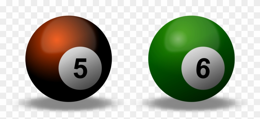 Big Image - Billiard Balls Clip Art #254601