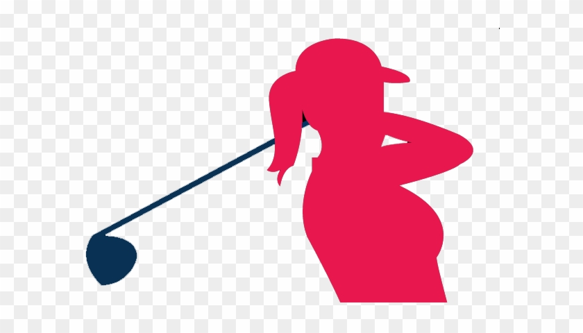 Lady Golfer Images - Lady Golfer Silhouette Png #254605