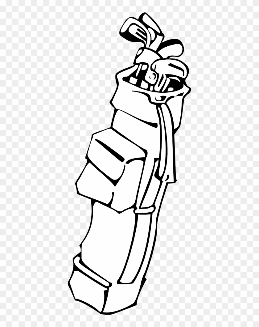 Golf Club Bag Clip Art - Clip Art #254611