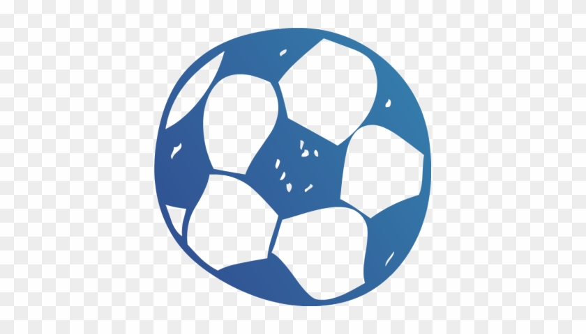 Blue Soccer Ball Clipart - Blue Soccer Ball Clip Art #254615