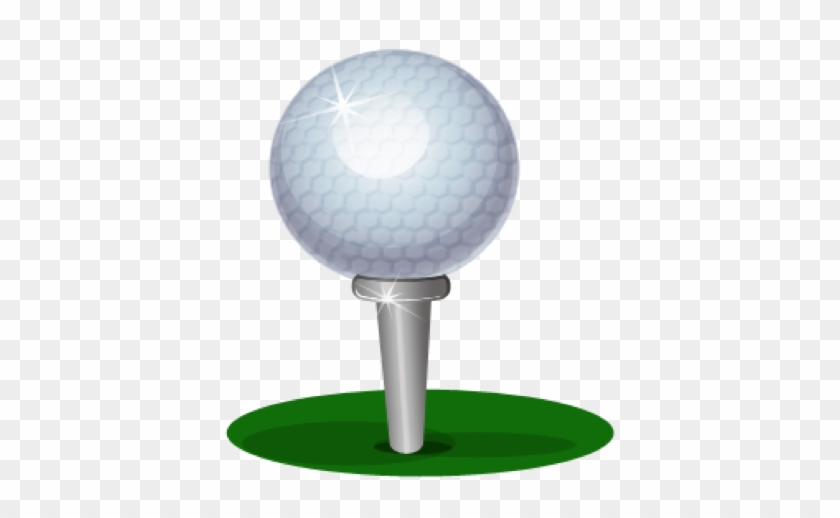 Golf Ball Clipart Potential Energy - Png Golf Ball On Tee #254616