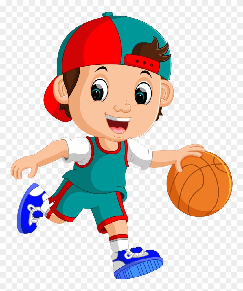 Basketball Player Royalty-free Clip Art - Imagen De Un Niño Jugando #254617