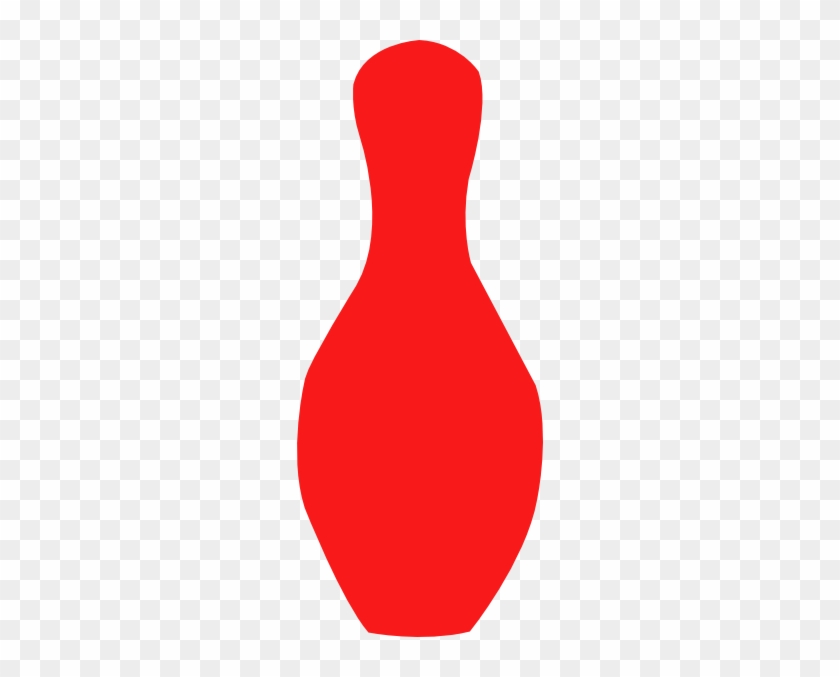 Red Bowling Pin Clip Art At Clker - Golrang Industrial Group #254629