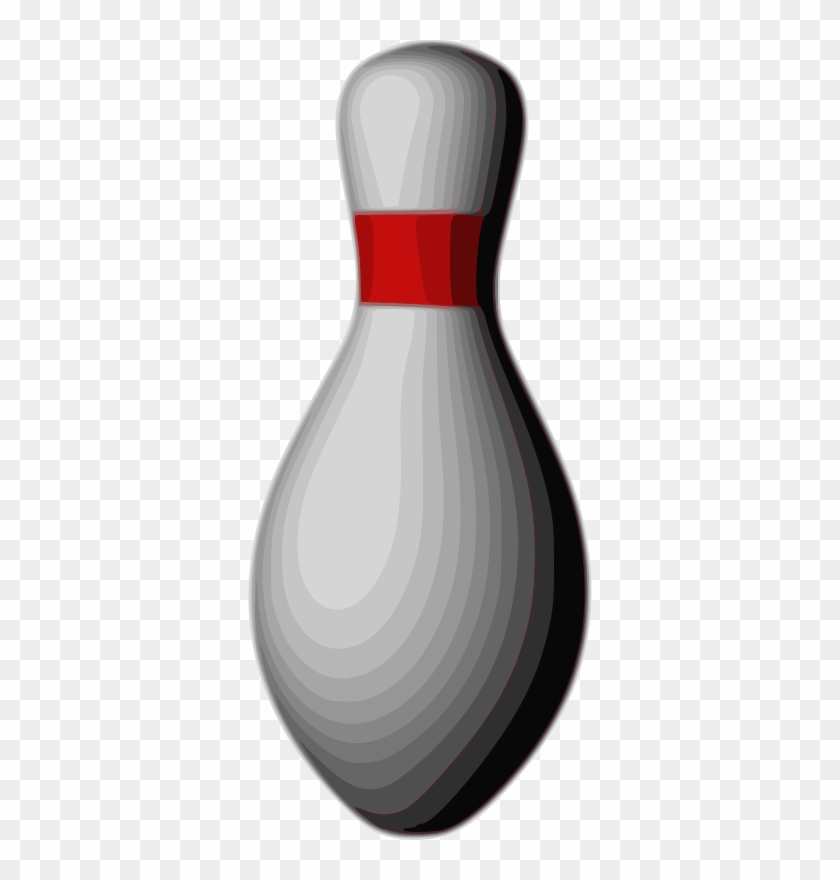 Clipart - Bowling Duckpin - Vector Duckpin Bowling Pin #254631