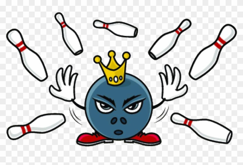 Bowling Ball Bowling Pin Strike Clip Art - Bowling #254639