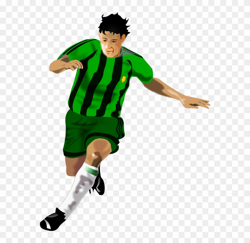Embed This Clipart - Soccer Player Clipart Without Ball #254667