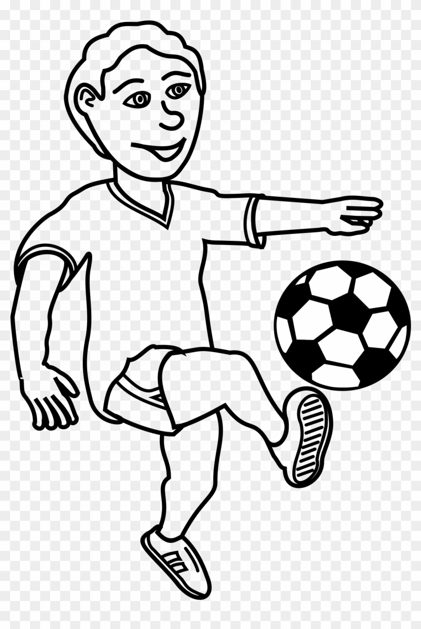 Soccer Playing Boy - Soccer Ball Clip Art #254688