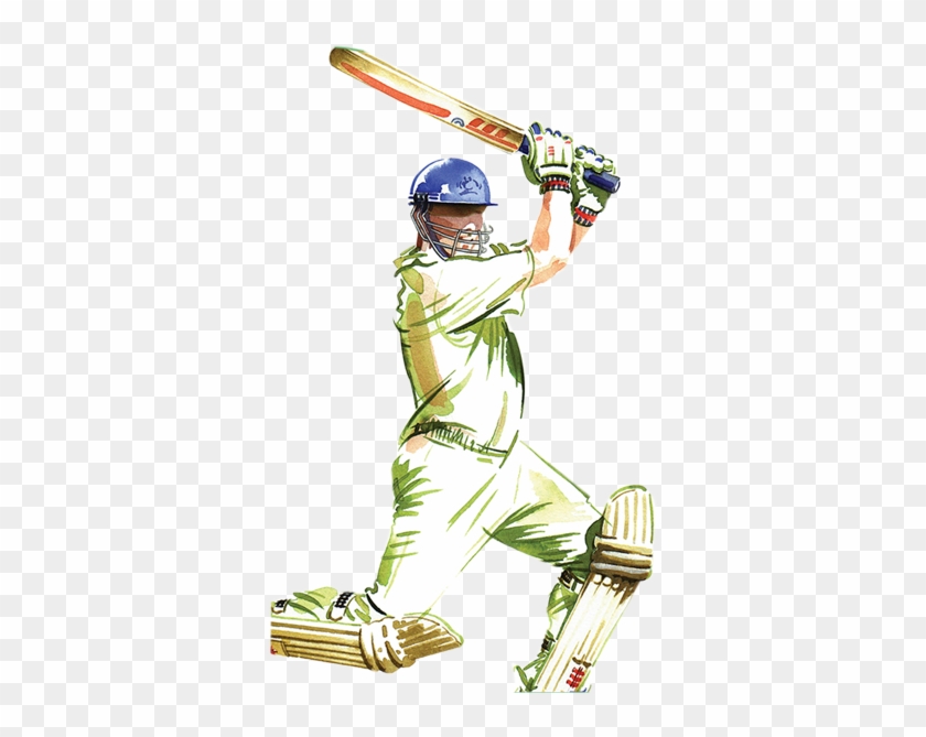 Cricket Player Playing Shot Png Image - Cricket Png #254696