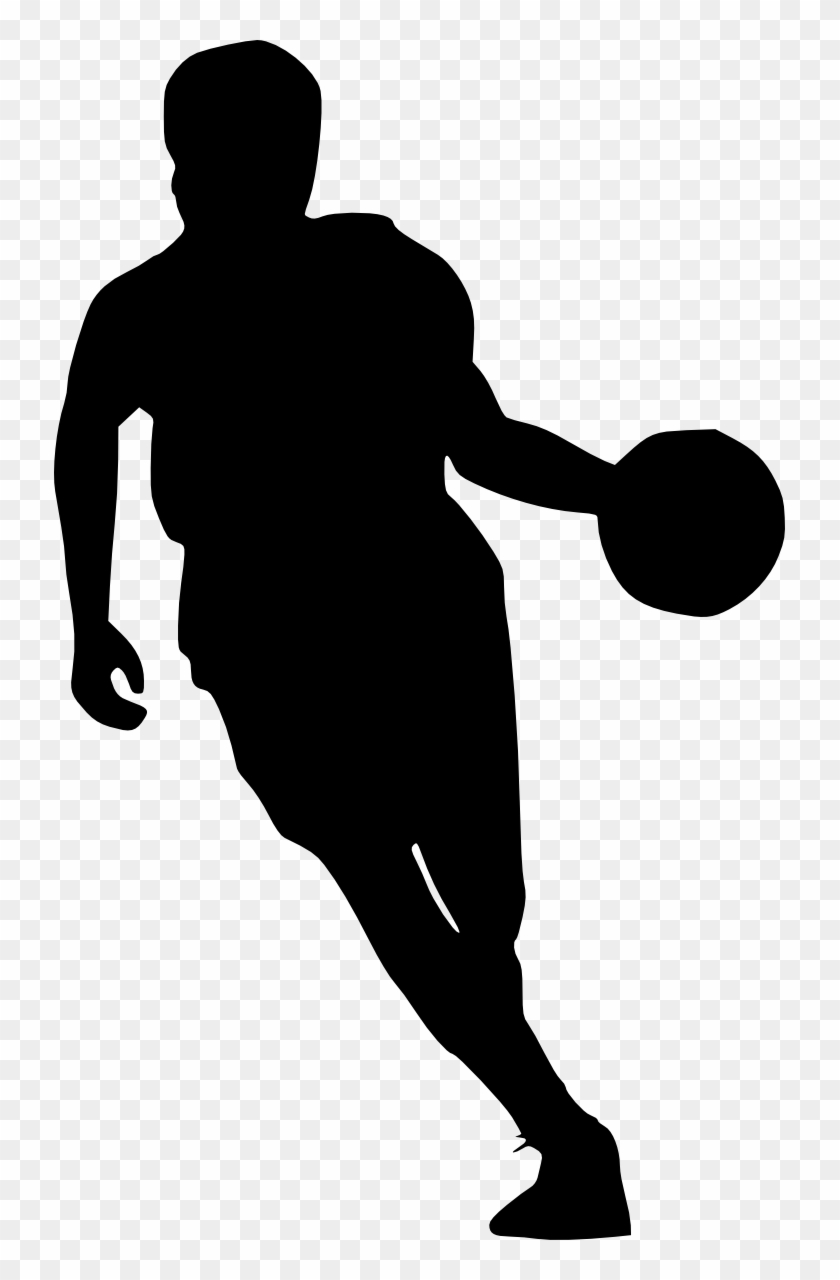 Free Download - Basketball Player Silhouette Png #254733