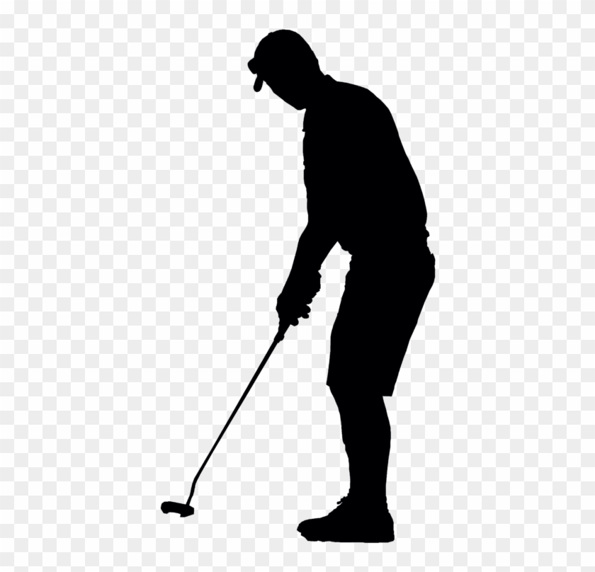 New Images 2018 Golf Clipart Black And White Free Download - Golfer Silhouette #254752