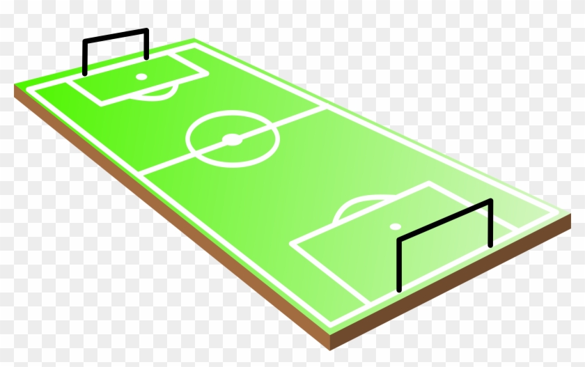 Football Field Clip Art - Icon Lapangan Sepak Bola Png #254848