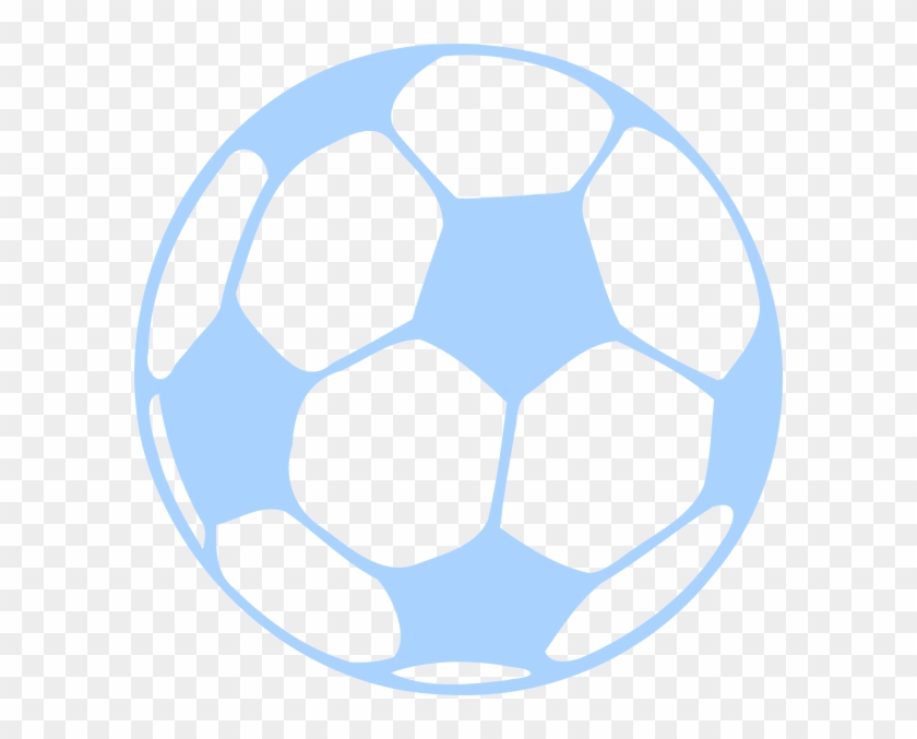 Ball Blue Clip Art At Clker - Soccer Ball Car Decal #254976