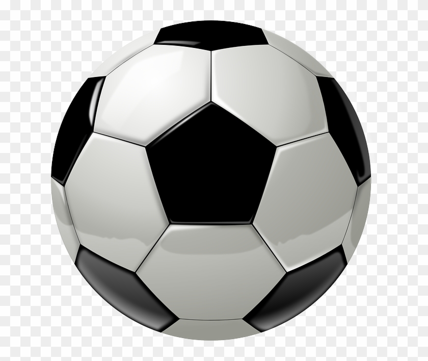 Blue Soccer Ball Clipart - Soccer Ball Png #254995
