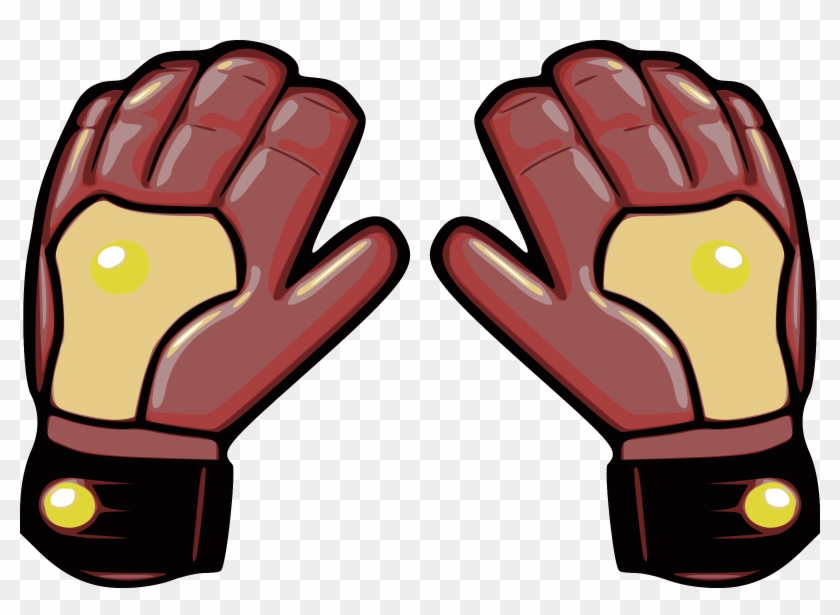 Big Image - Goalie Gloves Clip Art #255015