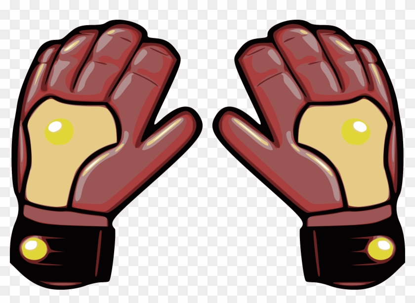 Big Image - Goalie Gloves Clip Art #255015