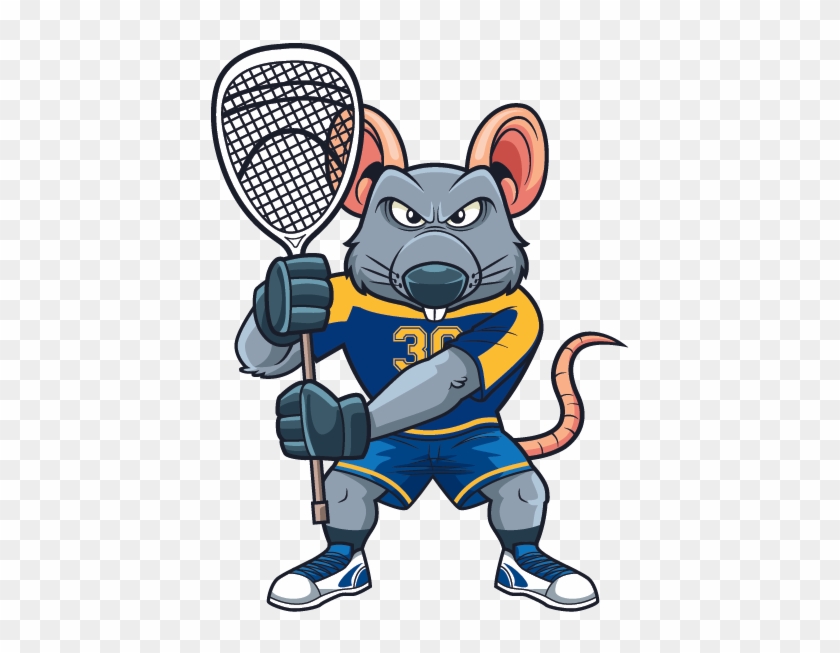 Lax Goalie Rat Mascot - Rat #255040