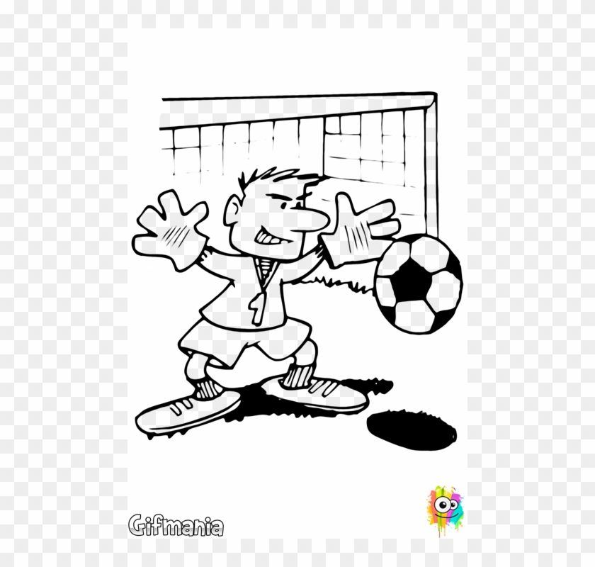 Soccer Goalkeeper - Soccer Goalie Cartoon #255066