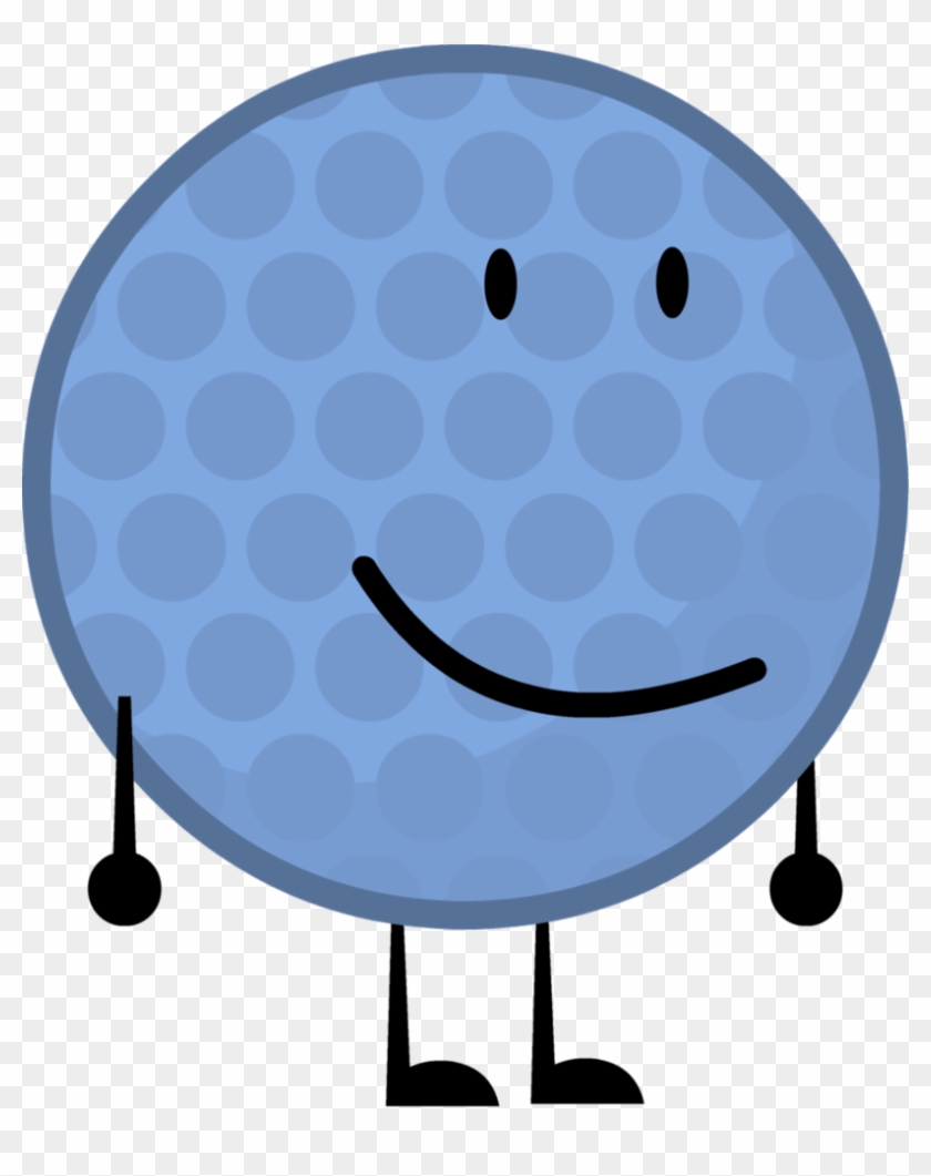 Blue Golfball By Brownpen0 - Golf Ball In Bfdi #255085