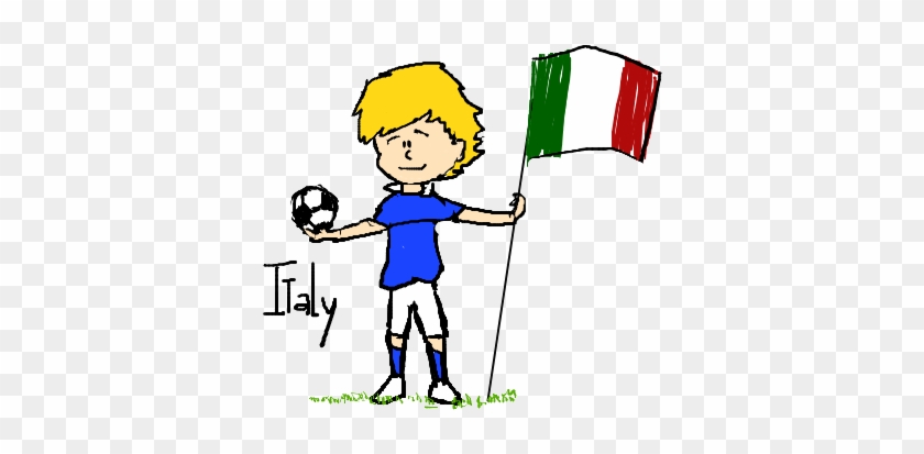 Cartoon Soccer Player - Soccer Italy Cartoon #255102