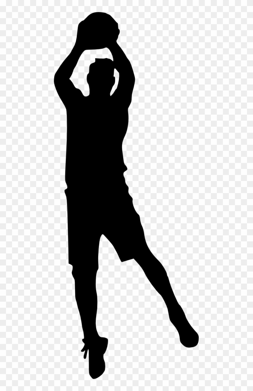 Free Download - Basketball Player Silhouette Png #255176