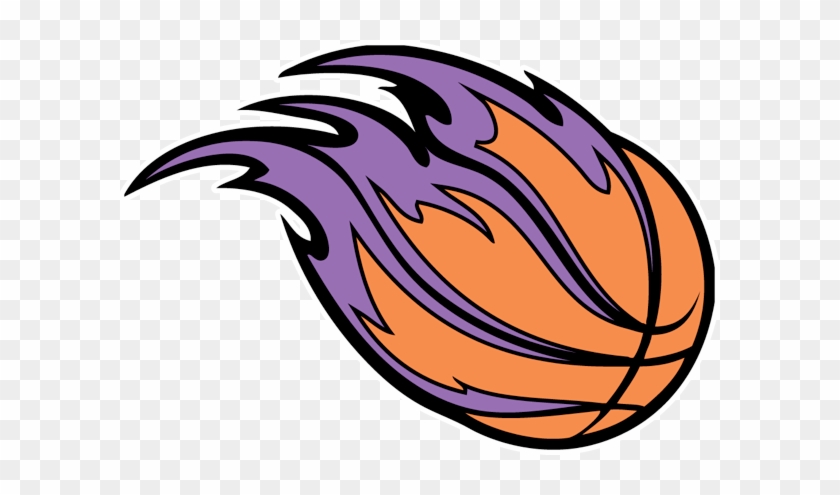 Ball Clipart Baskett - Purple Basketball Logo #255184