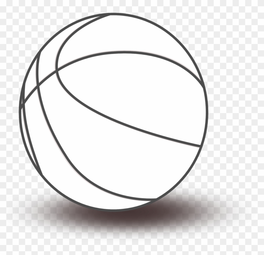 Basketball Black And White House Clipart Black And - White #255188