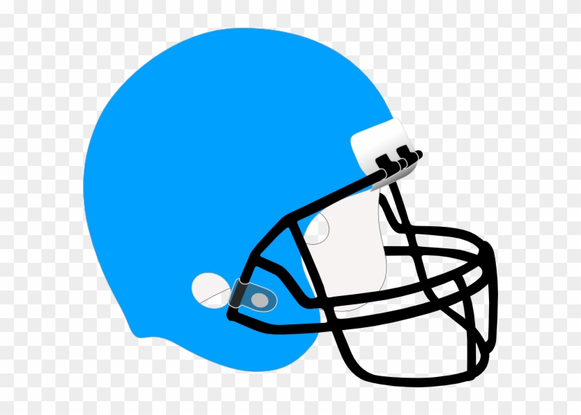 Light Blue Football Helmet #255246