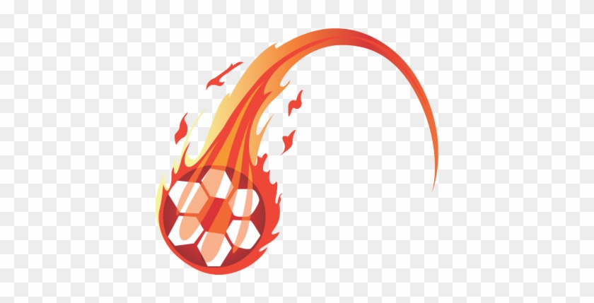9 - Soccer Ball With Flames #255263