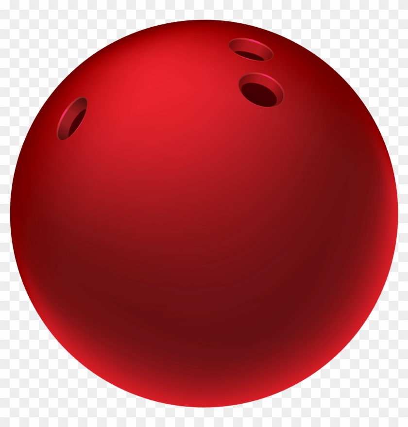 Red Bowling Ball Sphere - Ten-pin Bowling #255308