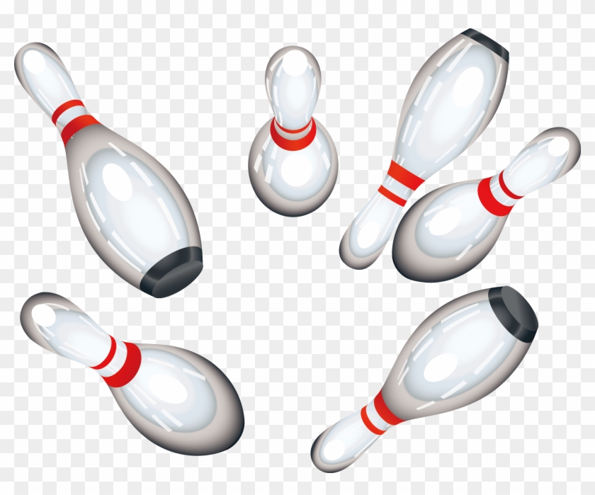 Bowling Pin Bowling Ball Clip Art - Bowling Pins Clipart #255311