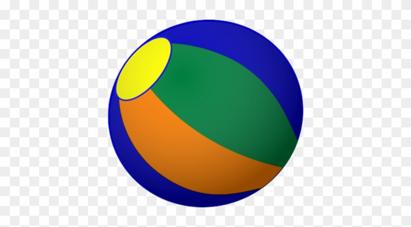 Beach Ball Clip Art Vector Hubprime - Beach Ball #255387