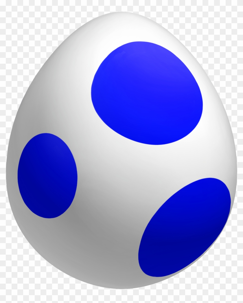 Blue Yoshi Egg - Blue Yoshi Egg - Free Transparent PNG Clipart Images  Download