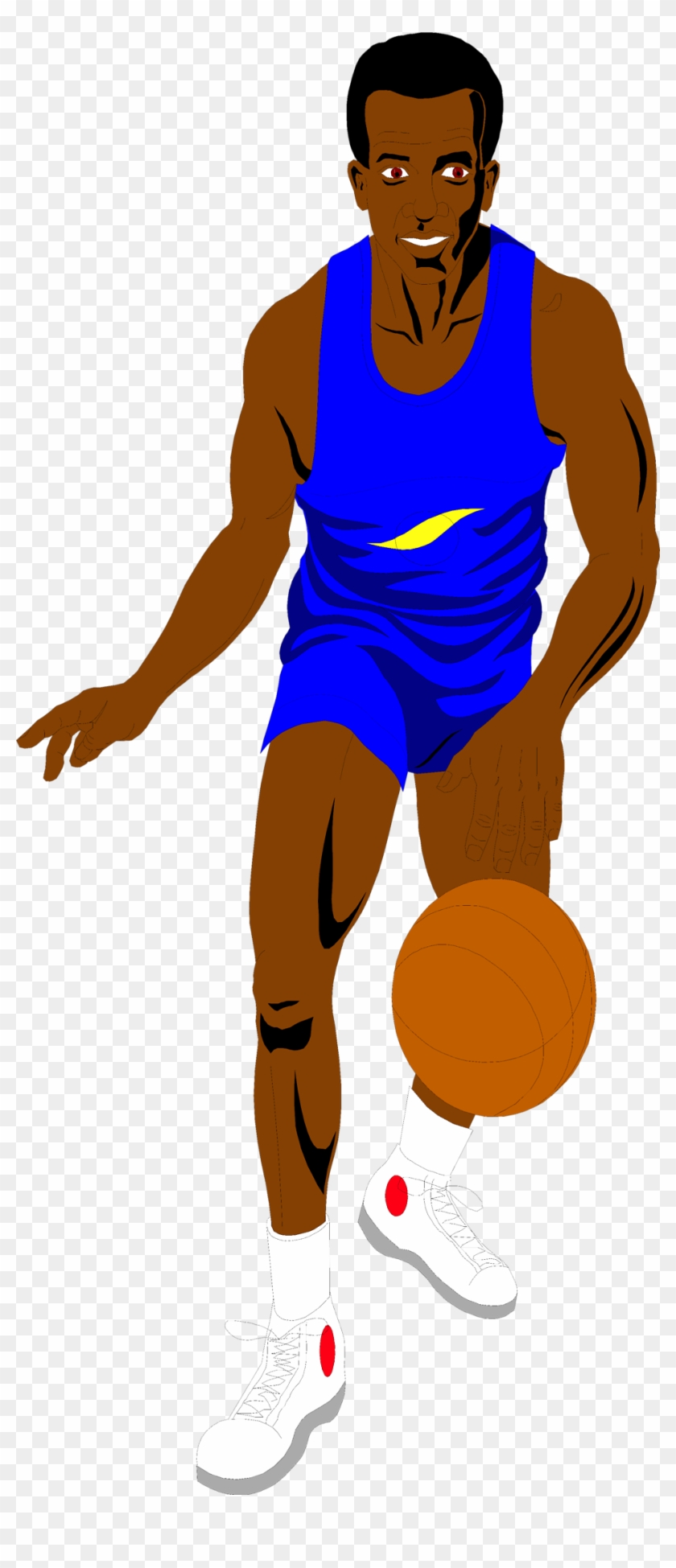 Basketball - Dunking - Basketball Player Clipart Transparent Background #255588